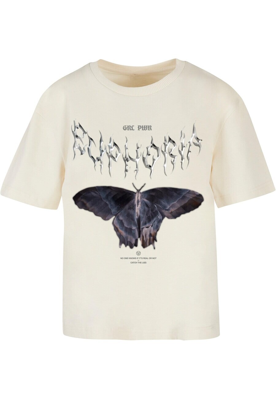 Футболка Mister Tee Shirt Euphoria, белый 
Футболка Mister Tee Shirt Euphoria, белый