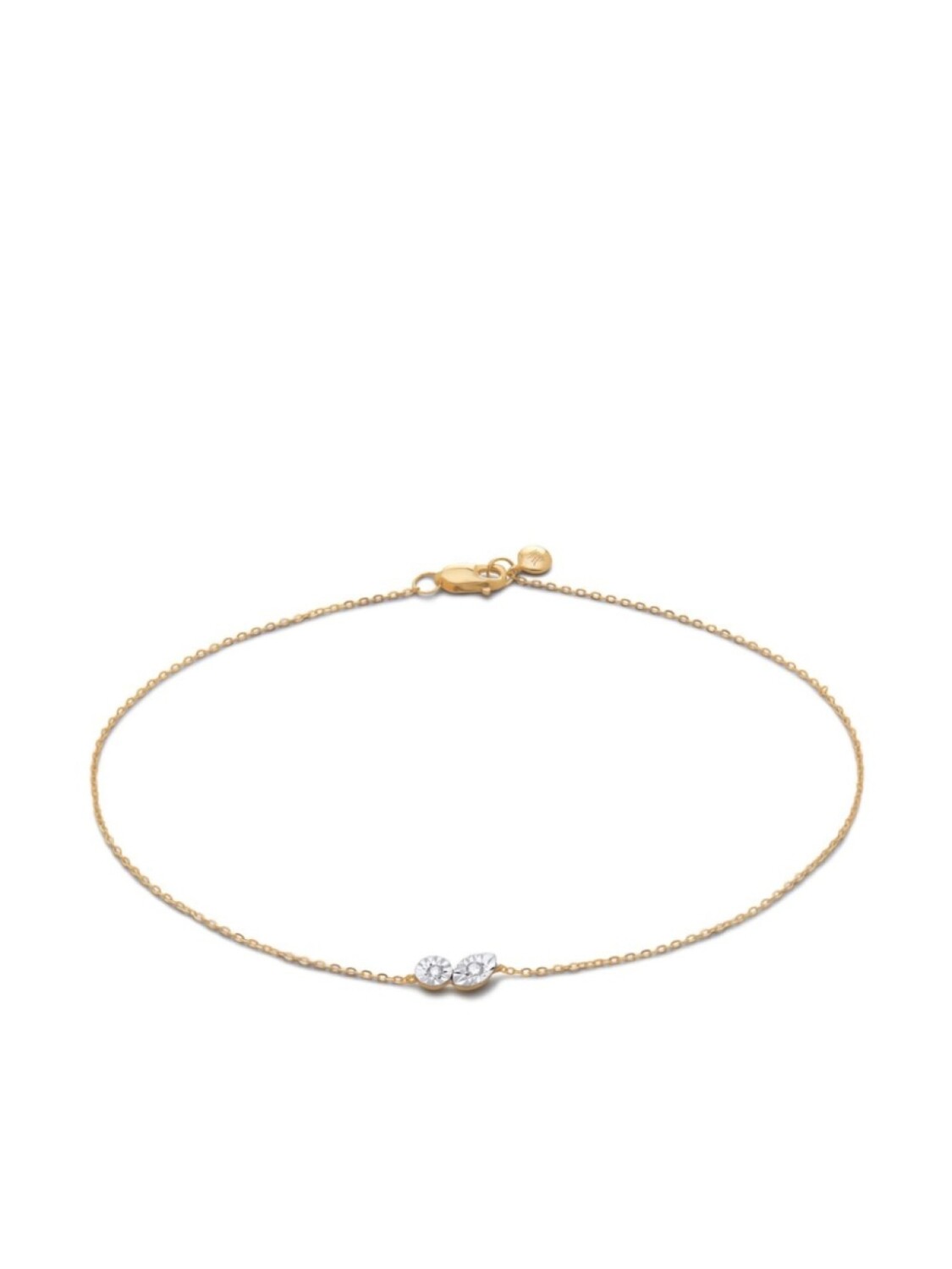 Позолоченный браслет с бриллиантами Monica Vinader, золотой
Позолоченный браслет с бриллиантами Monica Vinader, золотой