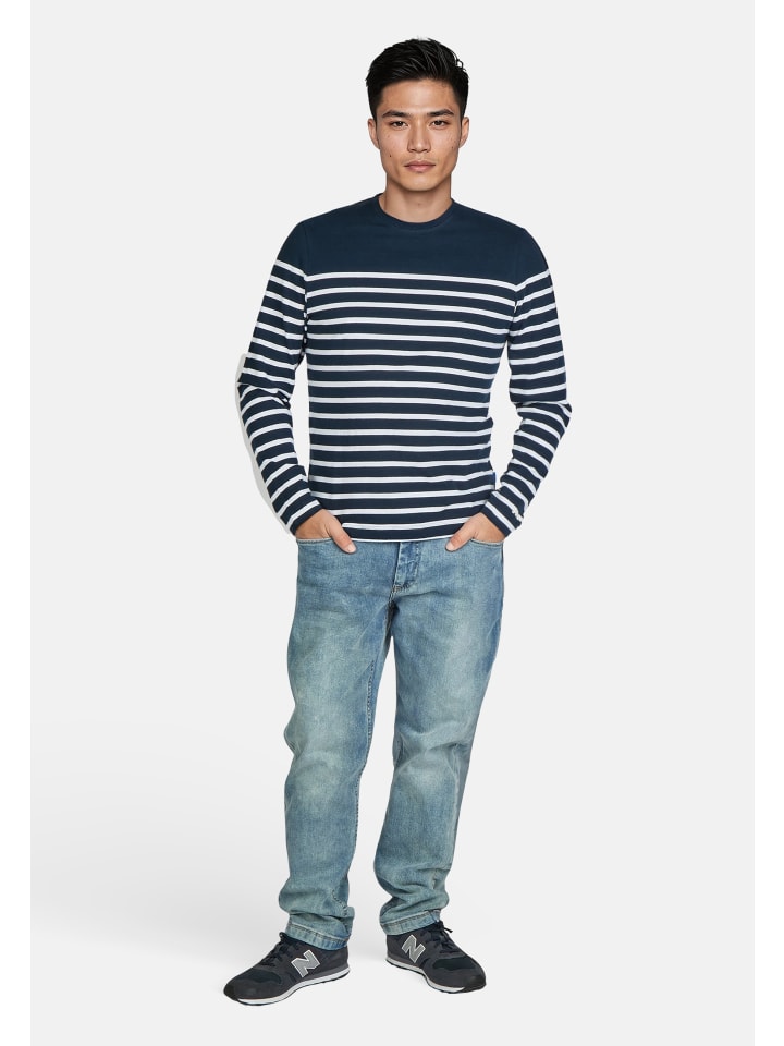 Salzhaut Толстовка EBB - в полоску темно-синего и кремового цвета
Salzhaut Толстовка EBB - в полоску темно-синего и кремового цвета