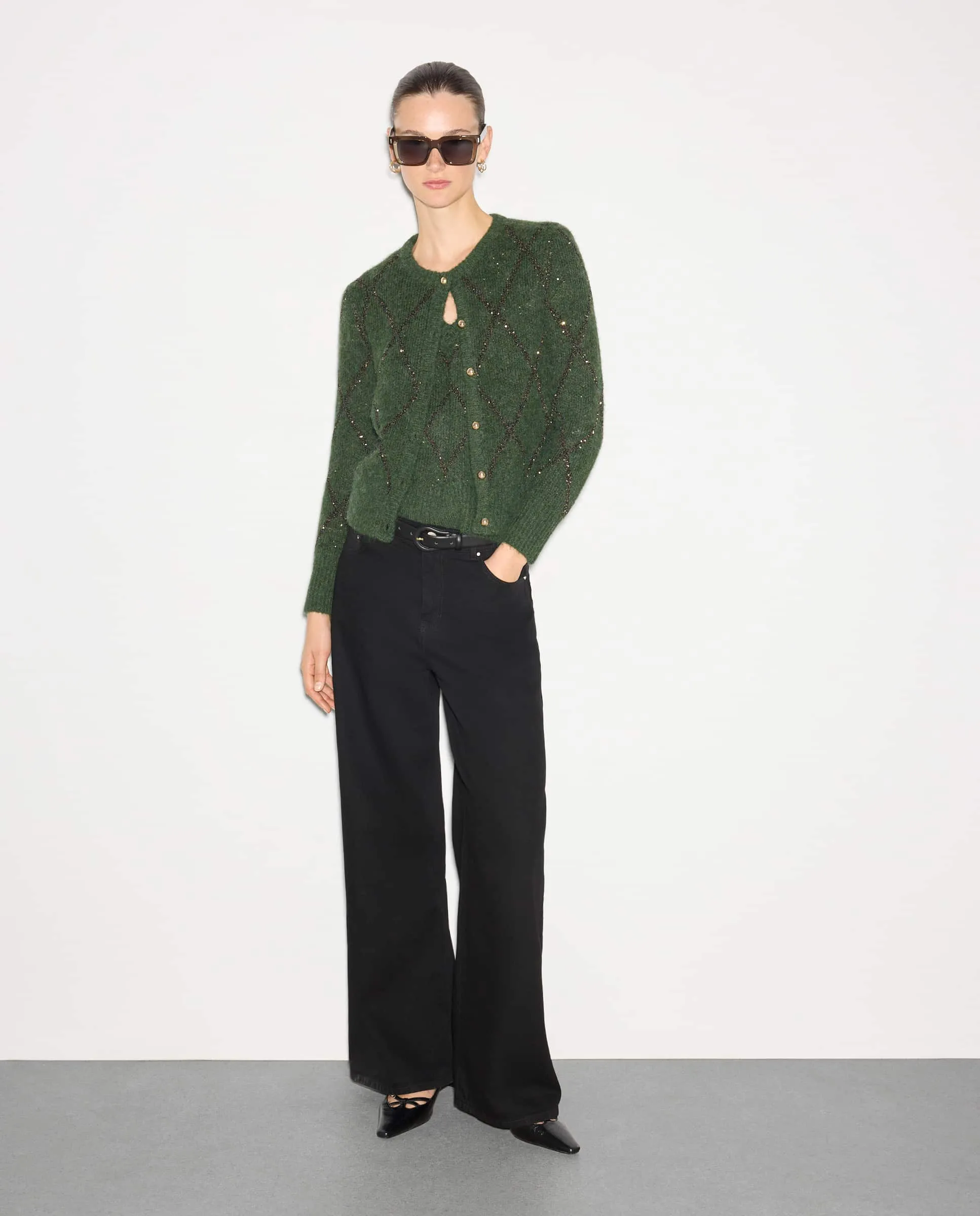 Женская куртка с ромбовидными пайетками Woman El Corte Inglés, темно-зеленый
Женская куртка с ромбовидными пайетками Woman El Corte Inglés, темно-зеленый