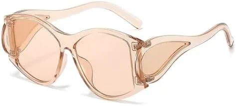 Панк-очки 2027 года для мужчин, большие солнцезащитные очки для женщин, стимпанк-очки, модные очки неправильной формы MTZJH, C6transparentbrown
Панк-очки 2027 года для мужчин, большие солнцезащитные очки для женщин, стимпанк-очки, модные очки неправильной формы MTZJH, C6transparentbrown