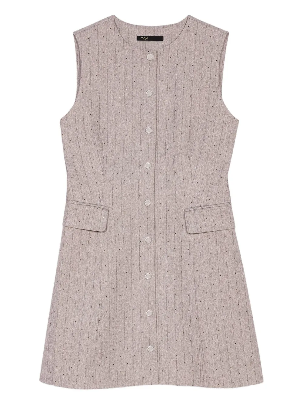 Платье со стразами Maje, серый
Платье со стразами Maje, серый