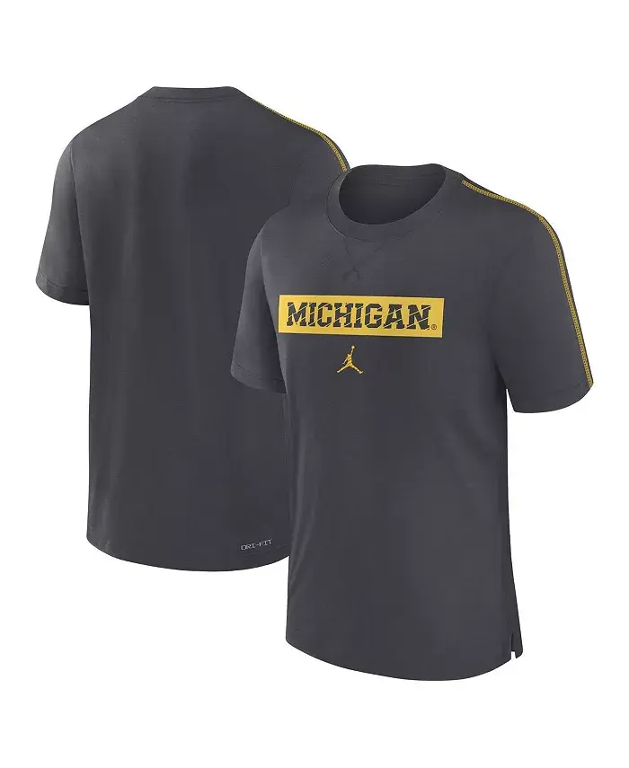 Мужская футболка Michigan Wolverines 2024 Sideline Player Performance Tri-Blend цвета антрацит Jordan
Мужская футболка Michigan Wolverines 2024 Sideline Player Performance Tri-Blend цвета антрацит Jordan