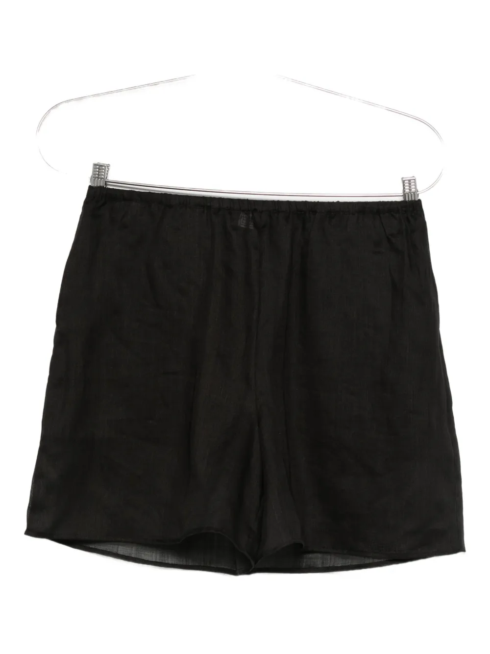 Эластичные шорты из рами TOTEME, черный
Эластичные шорты из рами TOTEME, черный