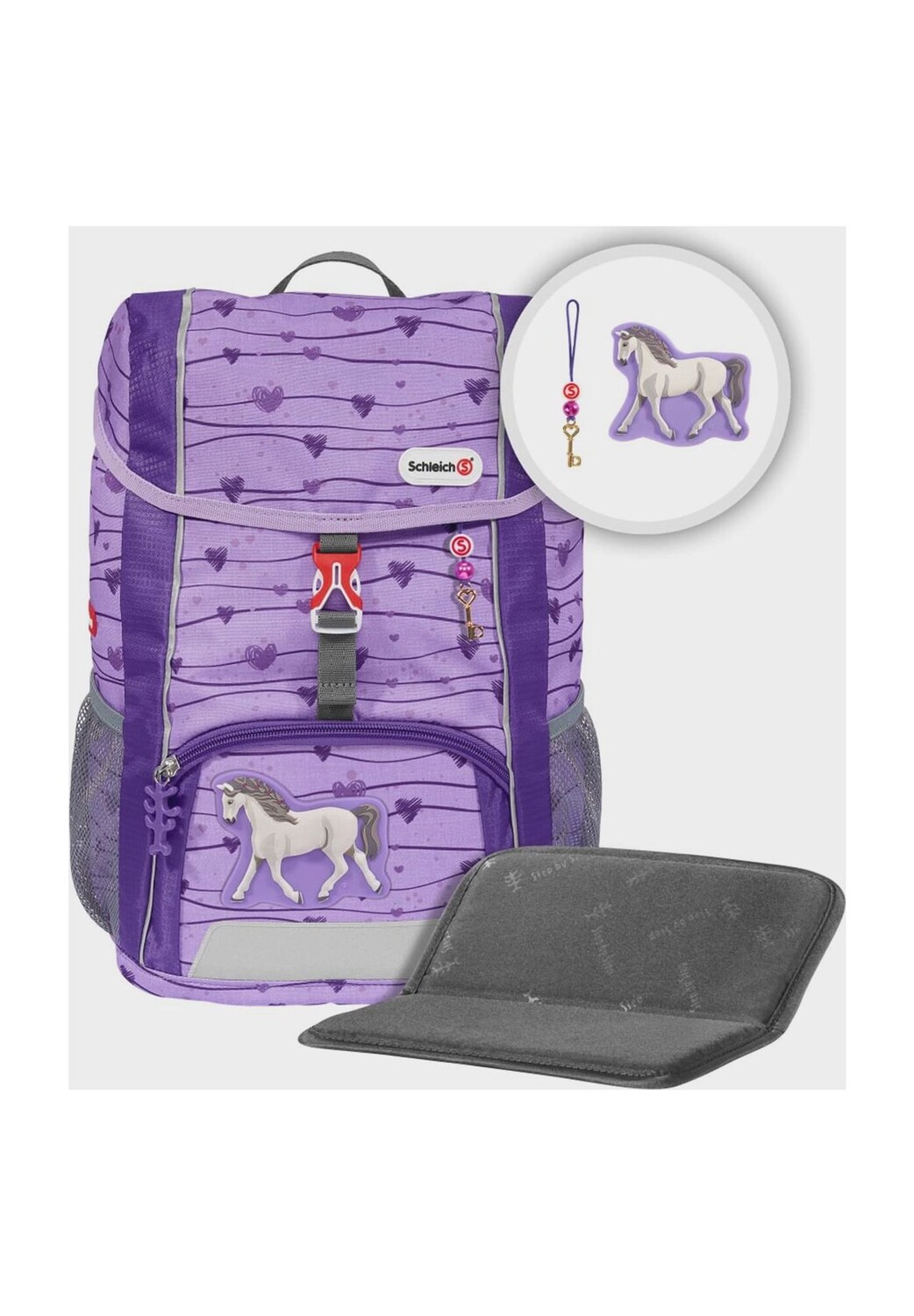 Набор рюкзаков Kid Schleich, 3 шт Step by Step, цвет Lila Horse Club Holsteiner Stute
Набор рюкзаков Kid Schleich, 3 шт Step by Step, цвет Lila Horse Club Holsteiner Stute