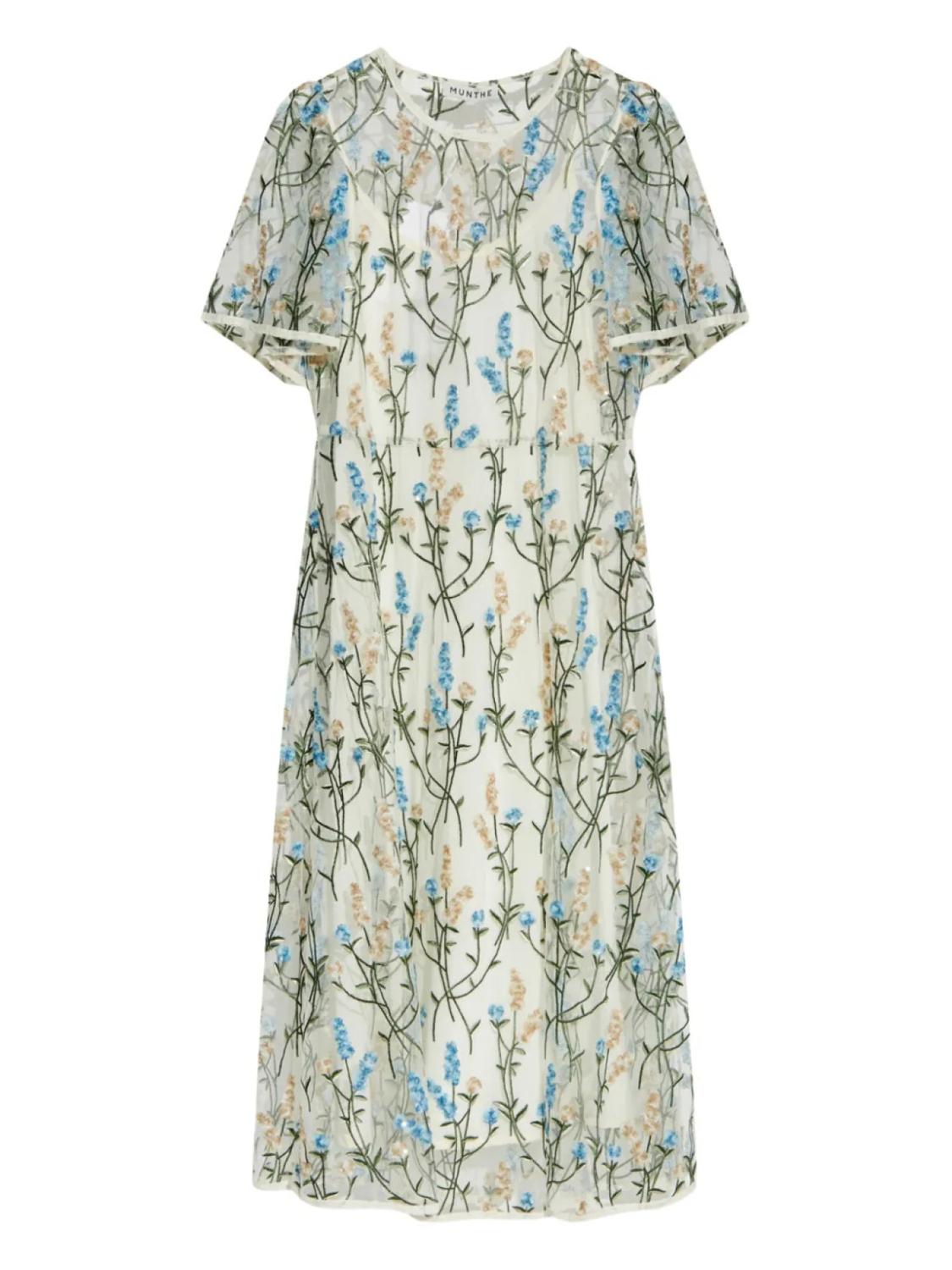 Платье с цветочной вышивкой MUNTHE, белый
Платье с цветочной вышивкой MUNTHE, белый