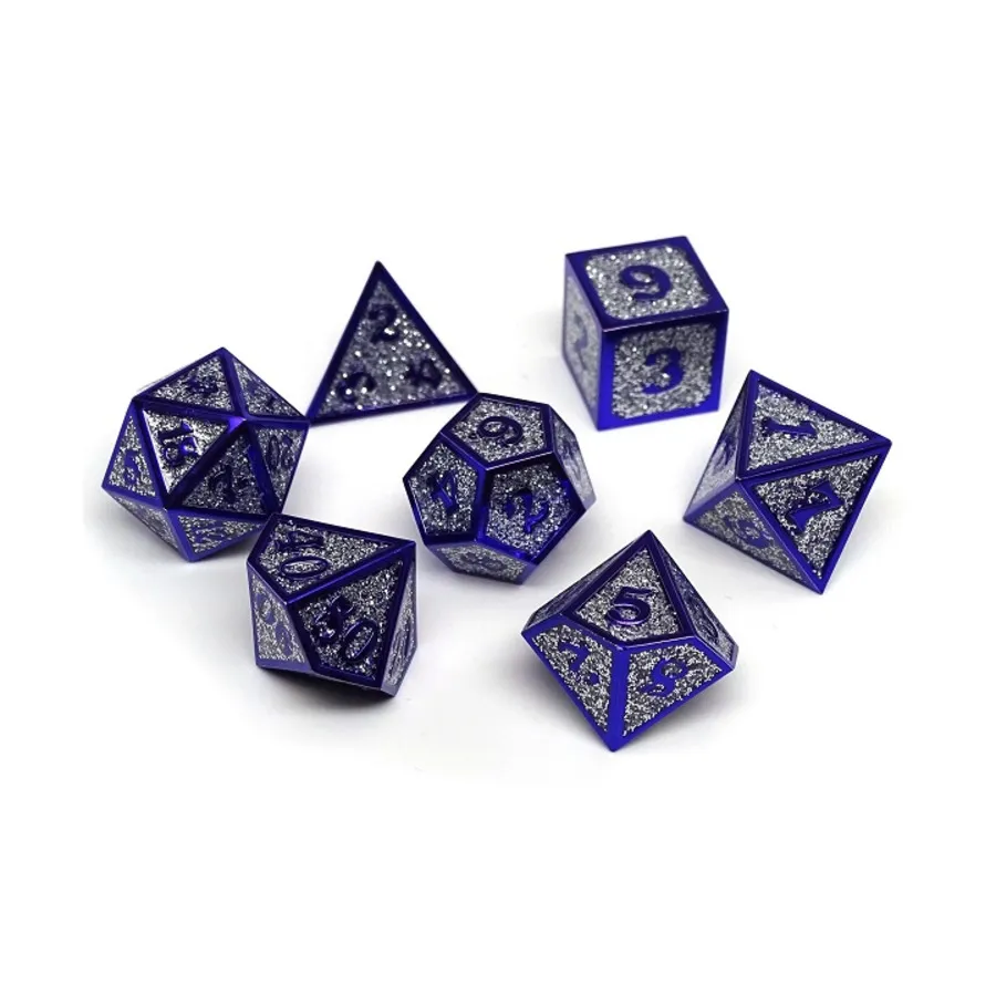 Героический кубик металлического блеска — серебро с фиолетовым (7), Dice - Metal 7 Piece Poly Sets (Easy Roller Dice)
Героический кубик металлического блеска — серебро с фиолетовым (7), Dice - Metal 7 Piece Poly Sets (Easy Roller Dice)