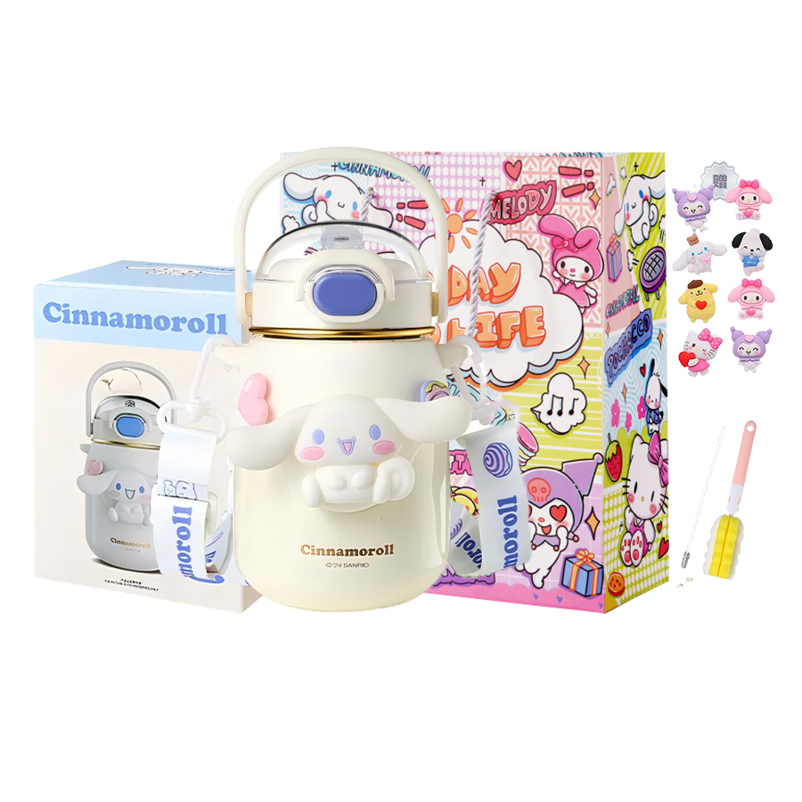Бутылка для воды Cinnamoroll/Kuromi/My Melody Collection Big Belly 700ML Sanrio, Cinnamoroll Doll Straw Insulated Cup+Shopping Bag (Includes Cup Brush+Straw Brush+Stickers)
Бутылка для воды Cinnamoroll/Kuromi/My Melody Collection Big Belly 700ML Sanrio, Cinnamoroll Doll Straw Insulated Cup+Shopping Bag (Includes Cup Brush+Straw Brush+Stickers)