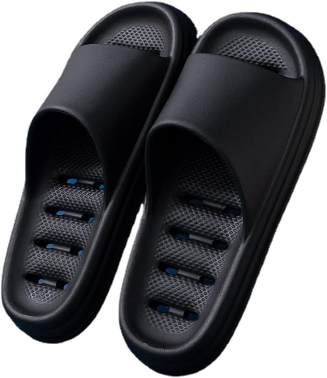 Тапочки-подушечки для женщин и мужчин, сандалии-шлепанцы, обувь для душа, мягкие шлепанцы с толстой подошвой и амортизацией Srdmuph, черный
Тапочки-подушечки для женщин и мужчин, сандалии-шлепанцы, обувь для душа, мягкие шлепанцы с толстой подошвой и амортизацией Srdmuph, черный