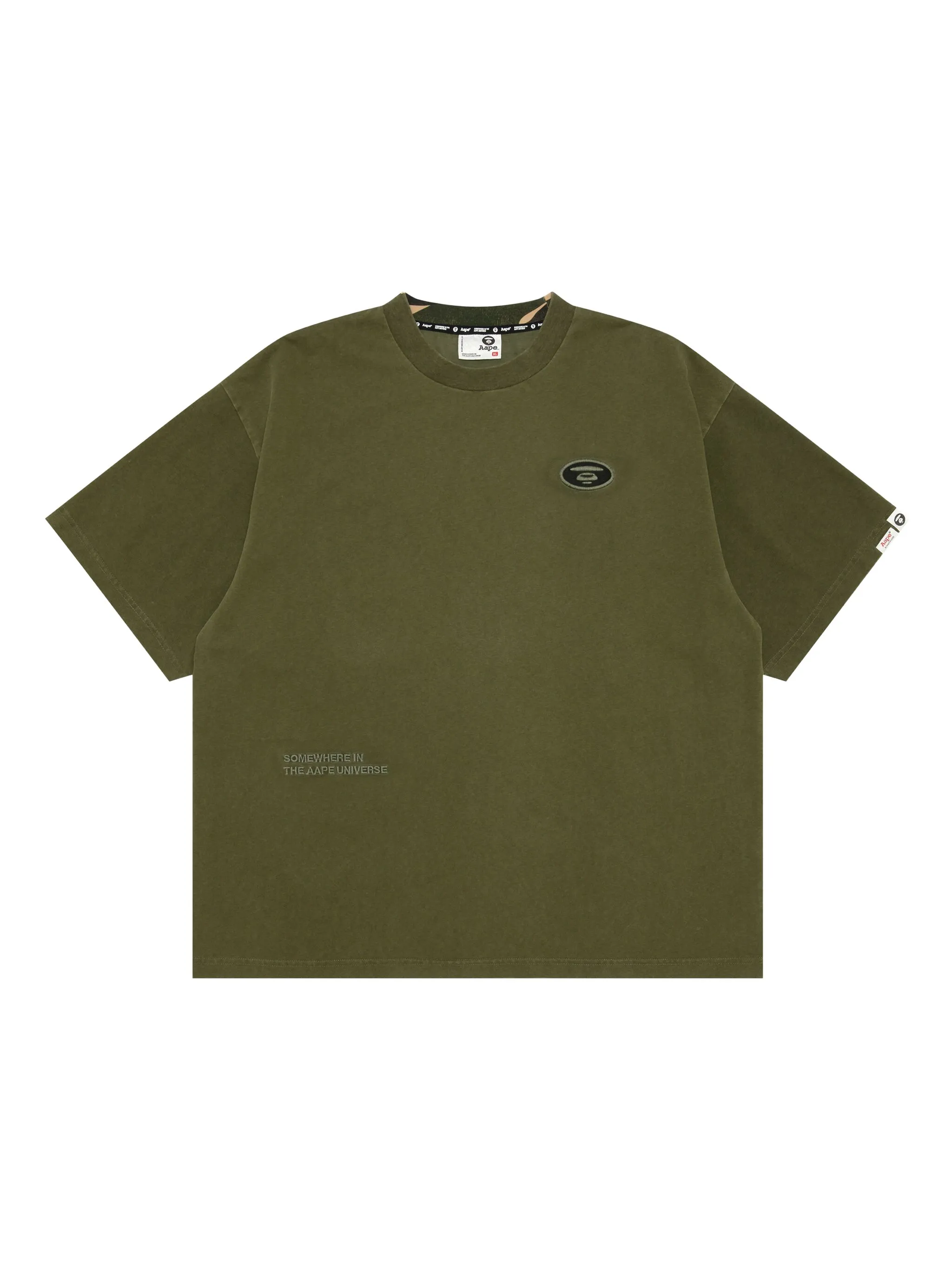 Футболка со вставками Aape By A Bathing Ape, зеленый
Футболка со вставками Aape By A Bathing Ape, зеленый