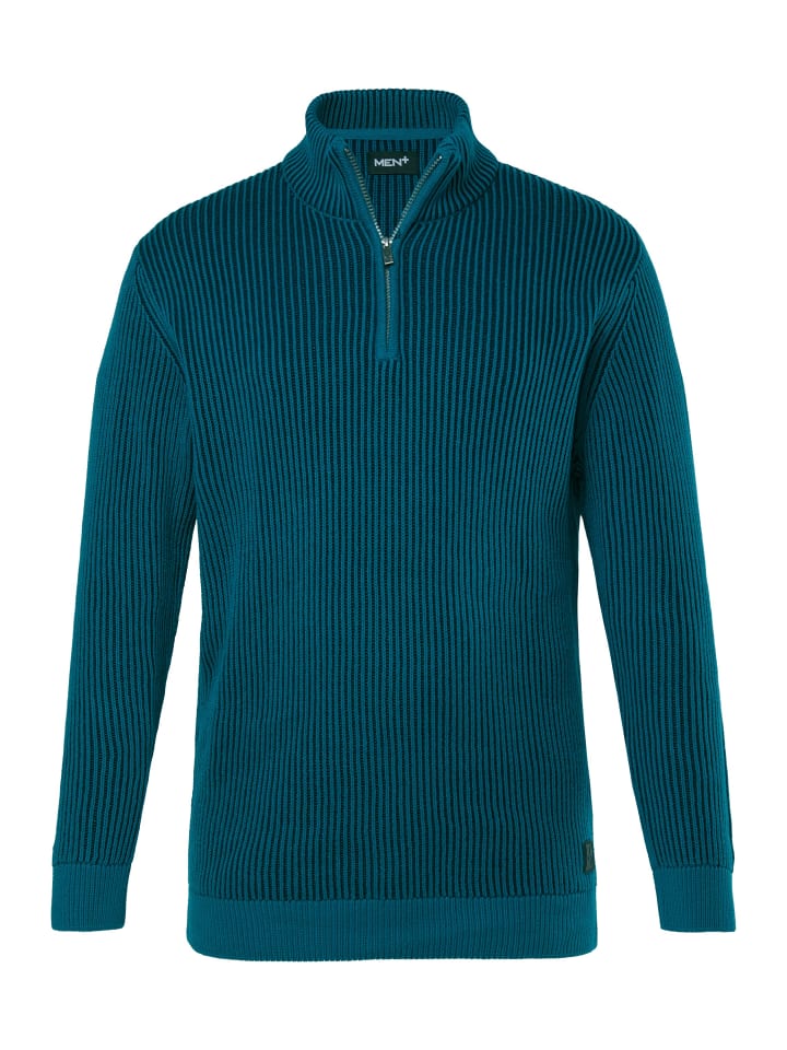 Свитер цвета лагуны Men Plus
Свитер цвета лагуны Men Plus