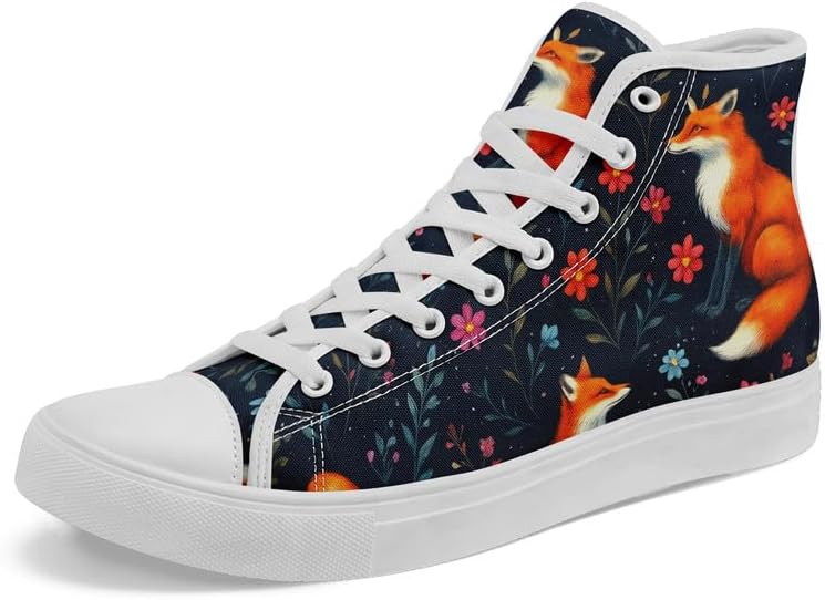 Стильные унисекс кроссовки на высокой подошве из холста с рисунком лесных животных для мужчин, удобная повседневная обувь на шнуровке для женщин Awsole, белый/черный/синий/оранжевый
Стильные унисекс кроссовки на высокой подошве из холста с рисунком лесных животных для мужчин, удобная повседневная обувь на шнуровке для женщин Awsole, белый/черный/синий/оранжевый