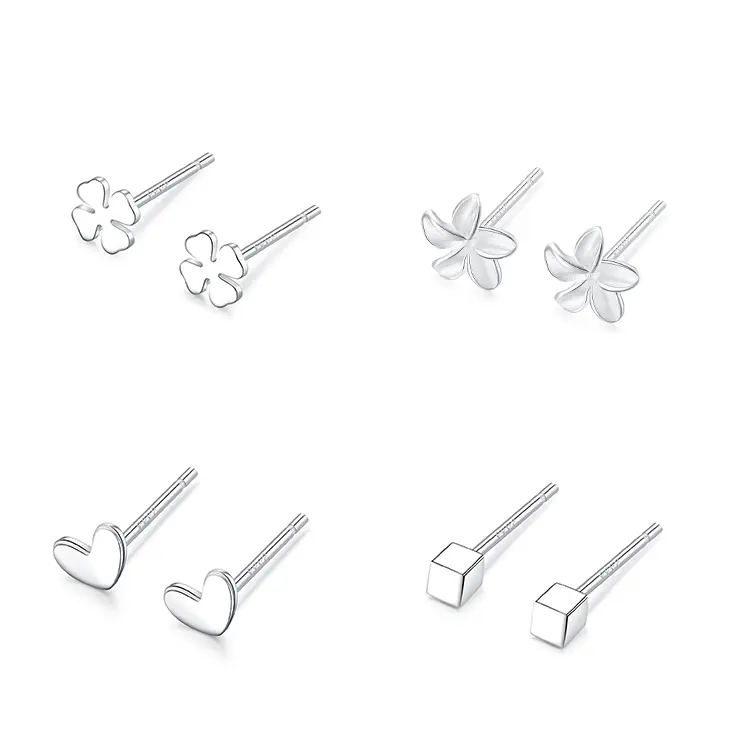 Серьги-гвоздики женские AWD, Blocks + Love + Flowers + Clover
Серьги-гвоздики женские AWD, Blocks + Love + Flowers + Clover
