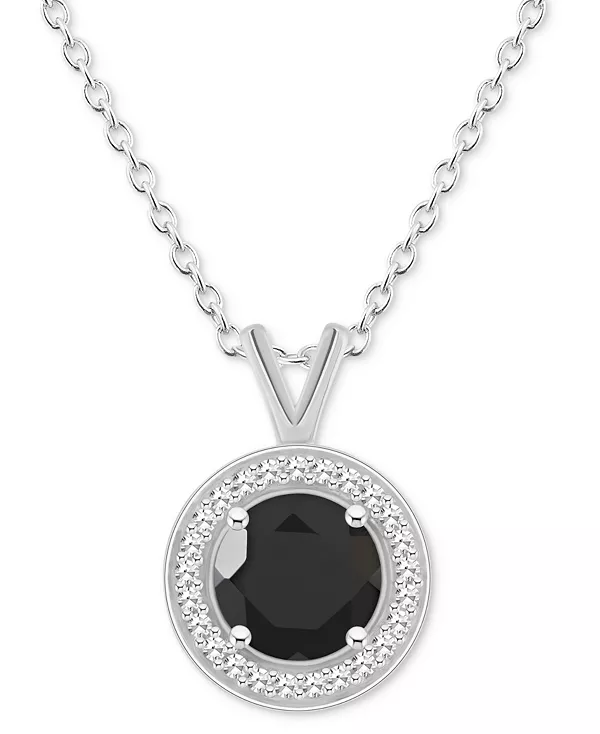 Ожерелье с подвеской-ореолом из культивированного пресноводного жемчуга и бриллиантов (1/8 карата) из стерлингового серебра (также из оникса, бирюзы и лабрадорита) Macy'S, onyx
Ожерелье с подвеской-ореолом из культивированного пресноводного жемчуга и бриллиантов (1/8 карата) из стерлингового серебра (также из оникса, бирюзы и лабрадорита) Macy'S, onyx