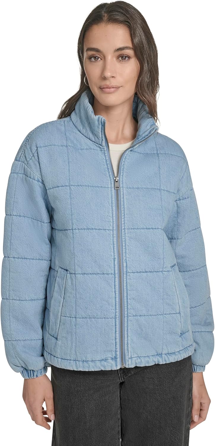 Женская куртка Levi's стеганая из хлопка, голубой
Женская куртка Levi's стеганая из хлопка, голубой