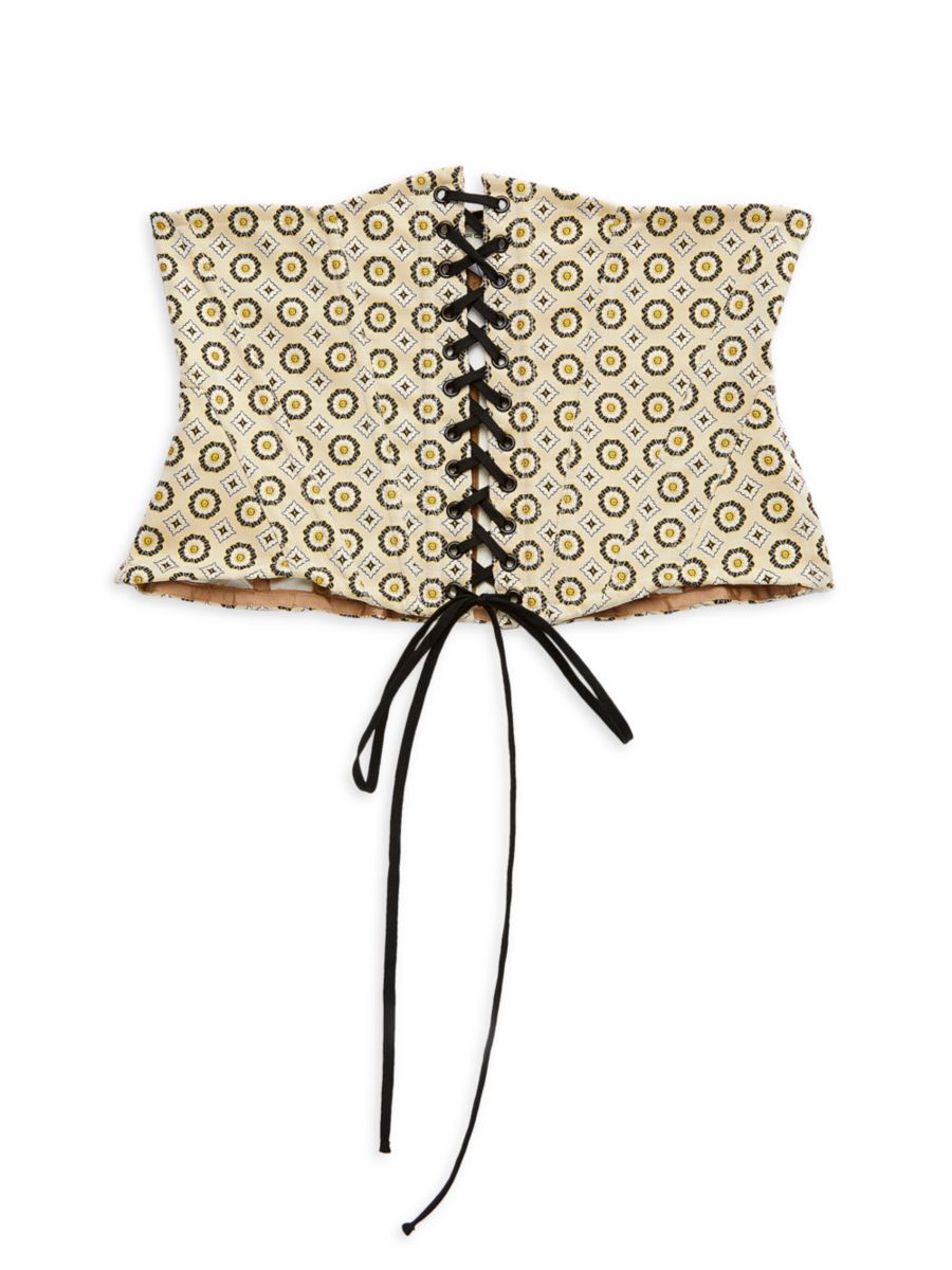 Корсетный топ с принтом Etro, цвет Beige Multi 
Корсетный топ с принтом Etro, цвет Beige Multi