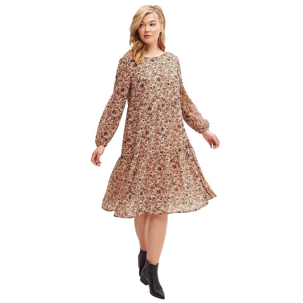 Женское прозрачное многослойное платье больших размеров Ellos, цвет Antique Blush Floral
Женское прозрачное многослойное платье больших размеров Ellos, цвет Antique Blush Floral