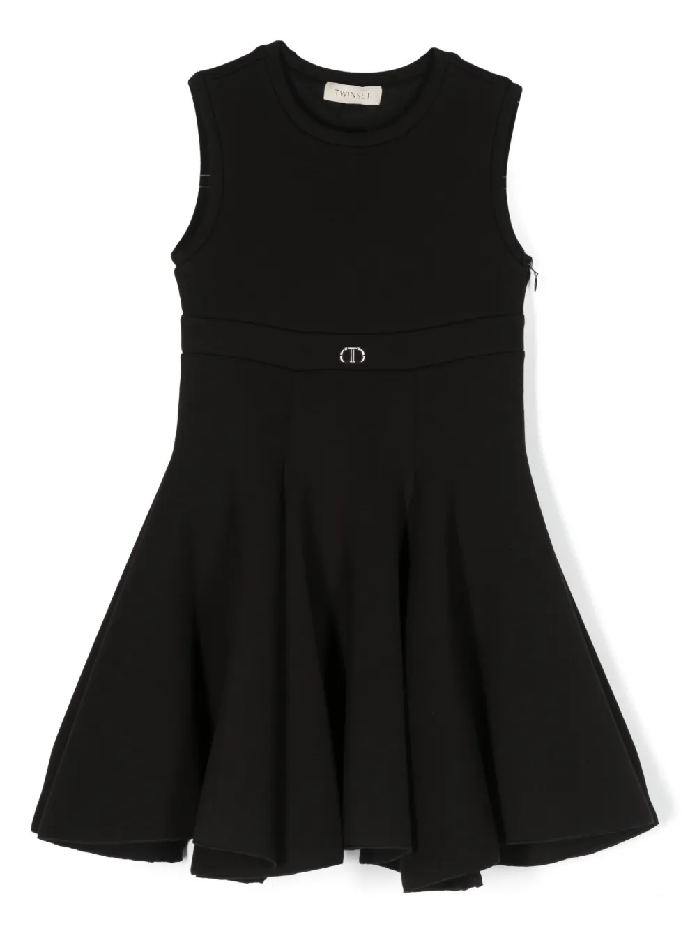 Расклешенное платье без рукавов TWINSET Kids, черный
Расклешенное платье без рукавов TWINSET Kids, черный