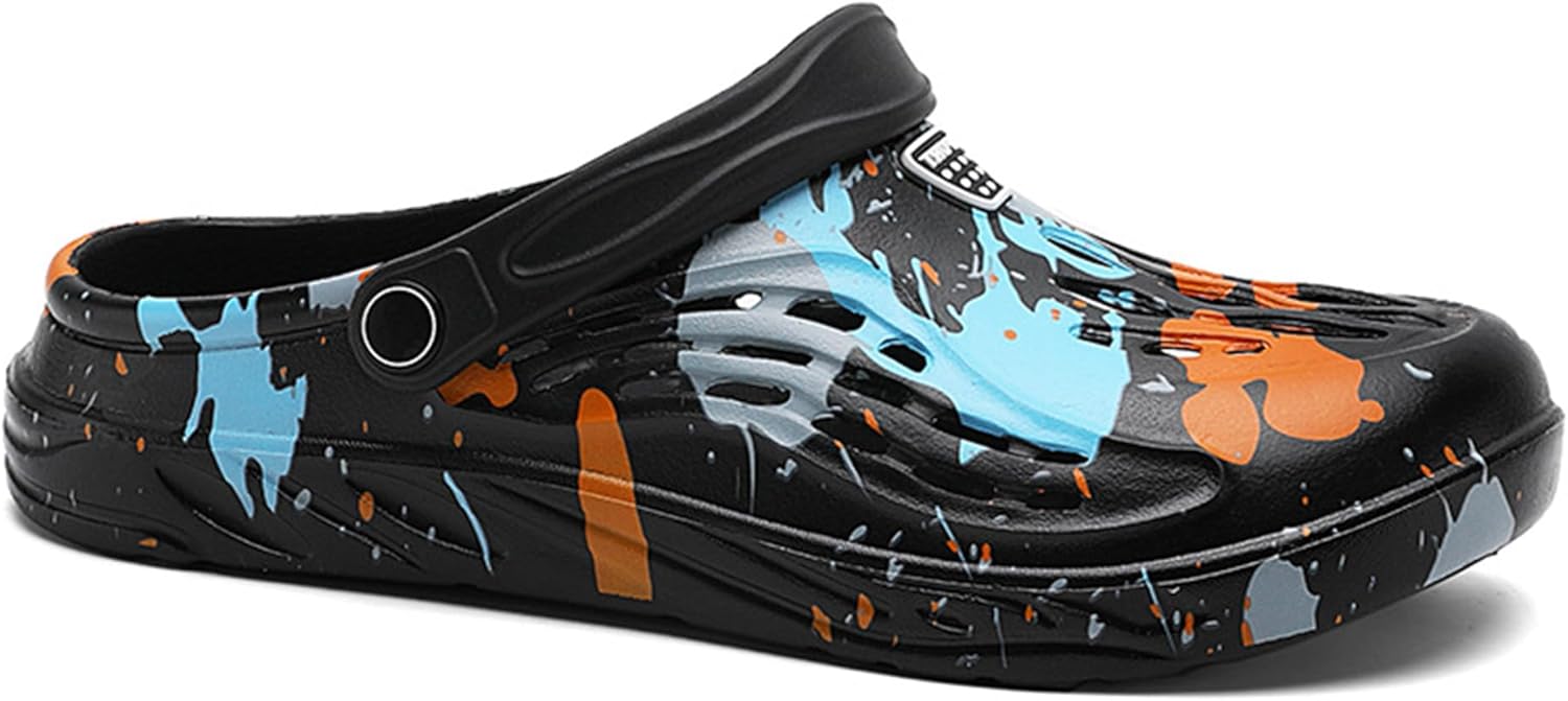 Мужские садовые сабо, спортивные сандалии, поддержка свода стопы, сабо без застежки, противоскользящие пляжные тапочки Generic, черный
Мужские садовые сабо, спортивные сандалии, поддержка свода стопы, сабо без застежки, противоскользящие пляжные тапочки Generic, черный