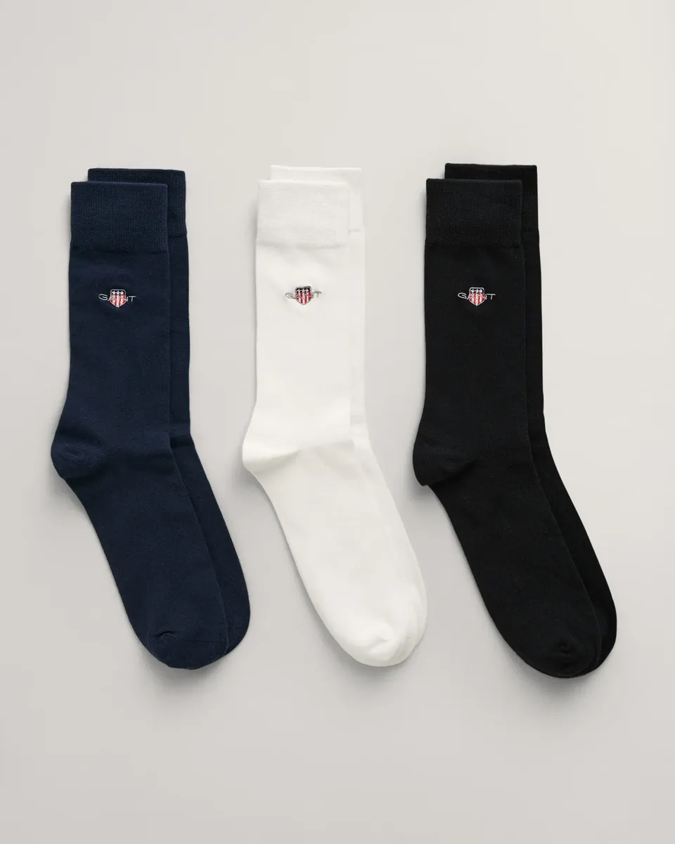 Носки для отдыха Gant "SHIELD SOCKS 3-PACK" (упаковка, 3 пары), черный
Носки для отдыха Gant "SHIELD SOCKS 3-PACK" (упаковка, 3 пары), черный