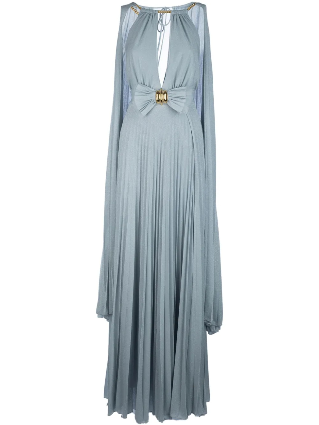 Elisabetta Franchi платье-кейп с люрексом, синий
Elisabetta Franchi платье-кейп с люрексом, синий