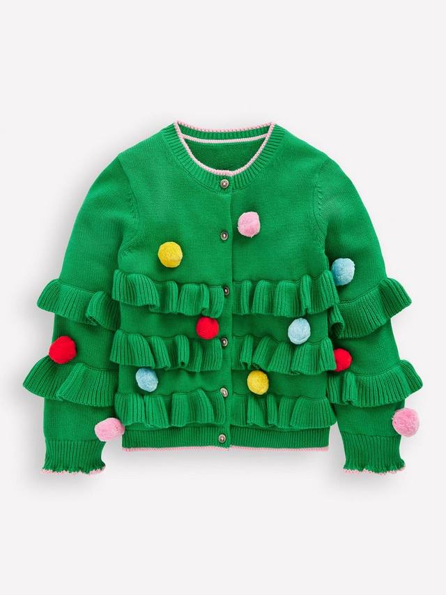 Детский кардиган из хлопка с праздничными помпонами Mini Boden, Green Christmas Tree
Детский кардиган из хлопка с праздничными помпонами Mini Boden, Green Christmas Tree