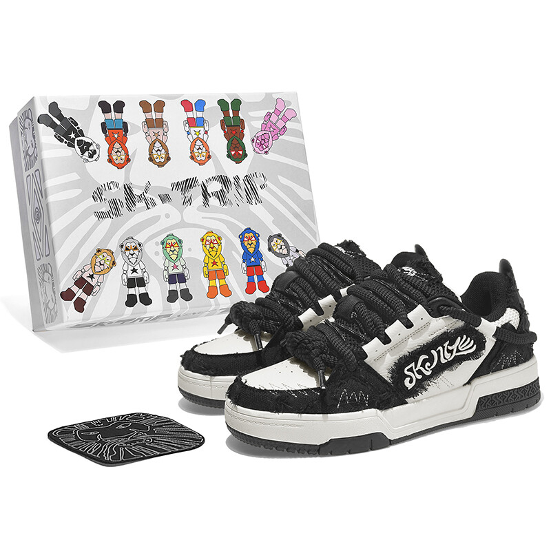 Кроссовки SK.TRIP Skateboarding Shoes Unisex Low-top, цвет Panda Black (Wipe Dirt)
Кроссовки SK.TRIP Skateboarding Shoes Unisex Low-top, цвет Panda Black (Wipe Dirt)