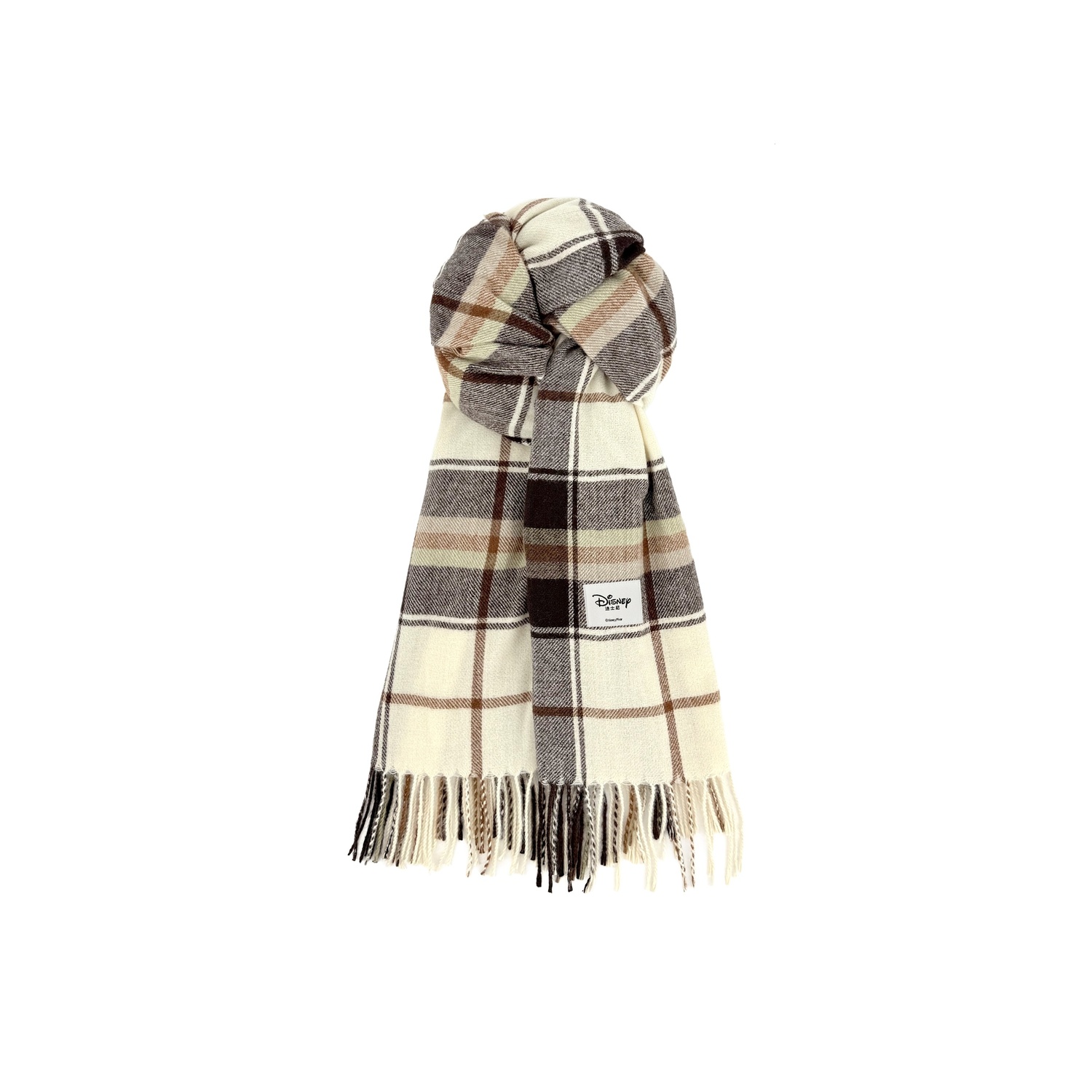 Disney Полиэстеровый вязаный шарф унисекс, Beige 
Disney Полиэстеровый вязаный шарф унисекс, Beige