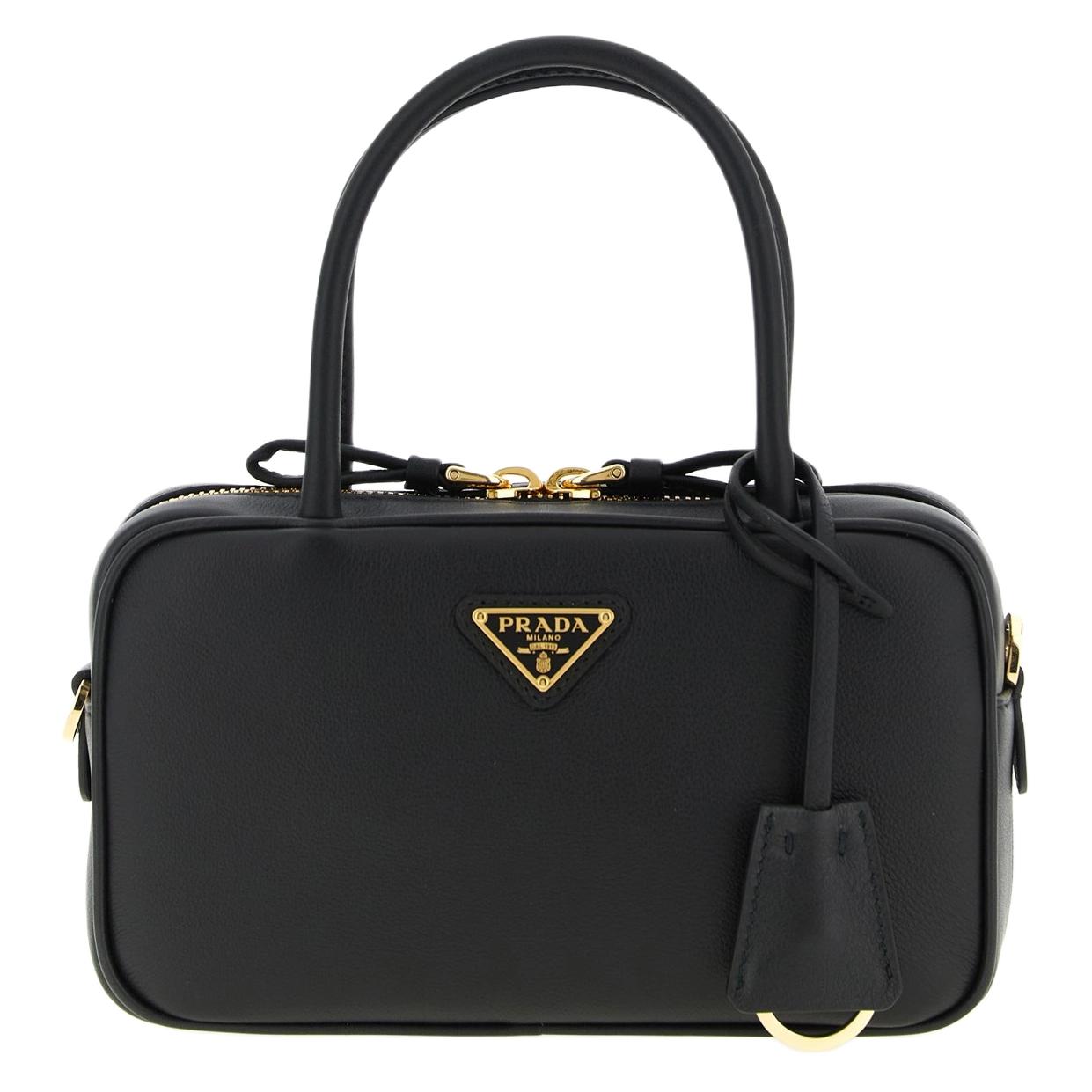 PRADA Кожаная сумка через плечо, кроссбоди, женская, black
PRADA Кожаная сумка через плечо, кроссбоди, женская, black