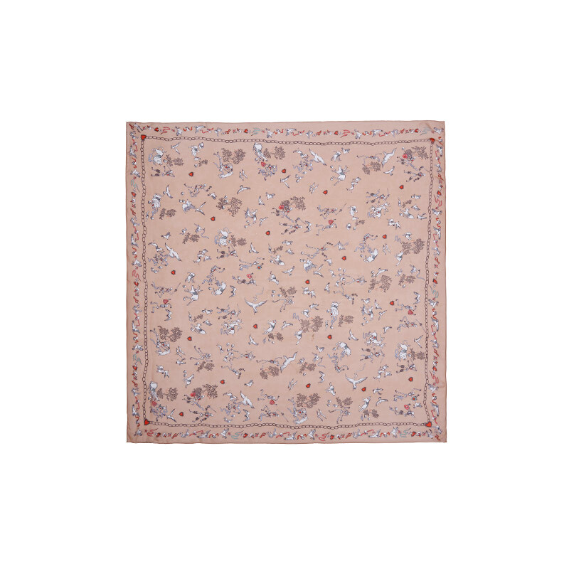 Шелковый платок Deep Breath женский, розовый
Шелковый платок Deep Breath женский, розовый