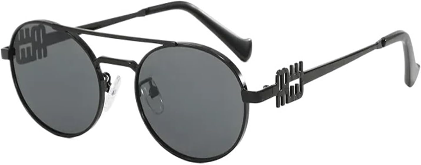 Модные солнцезащитные очки в стиле ретро с двойным лучом для мужчин и женщин, в стиле панк Y2k, овальные солнцезащитные очки с алюминиевыми дужками, очки Gafas De Sol UV400 QOGANS, No Case
Модные солнцезащитные очки в стиле ретро с двойным лучом для мужчин и женщин, в стиле панк Y2k, овальные солнцезащитные очки с алюминиевыми дужками, очки Gafas De Sol UV400 QOGANS, No Case