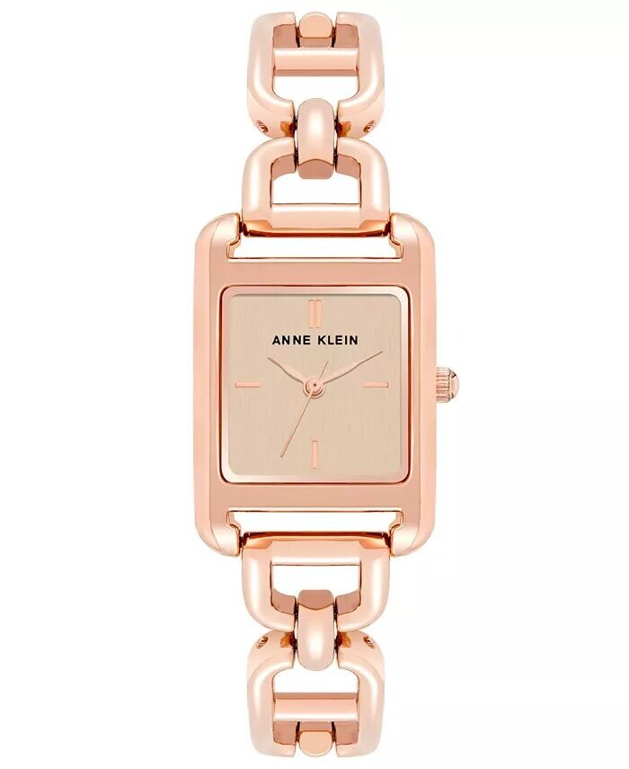 Женские часы-браслет из сплава розового золота с открытым звеном, 33 мм Anne Klein
Женские часы-браслет из сплава розового золота с открытым звеном, 33 мм Anne Klein