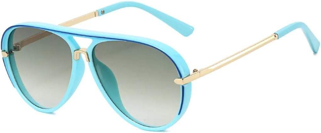 Модные солнцезащитные очки с двойной перемычкой для женщин, большие солнцезащитные очки в стиле ретро, градиентные, с защитой от УФ-излучения UV400, для мужчин в стиле панк TVTBBVV, Blue Green
Модные солнцезащитные очки с двойной перемычкой для женщин, большие солнцезащитные очки в стиле ретро, градиентные, с защитой от УФ-излучения UV400, для мужчин в стиле панк TVTBBVV, Blue Green