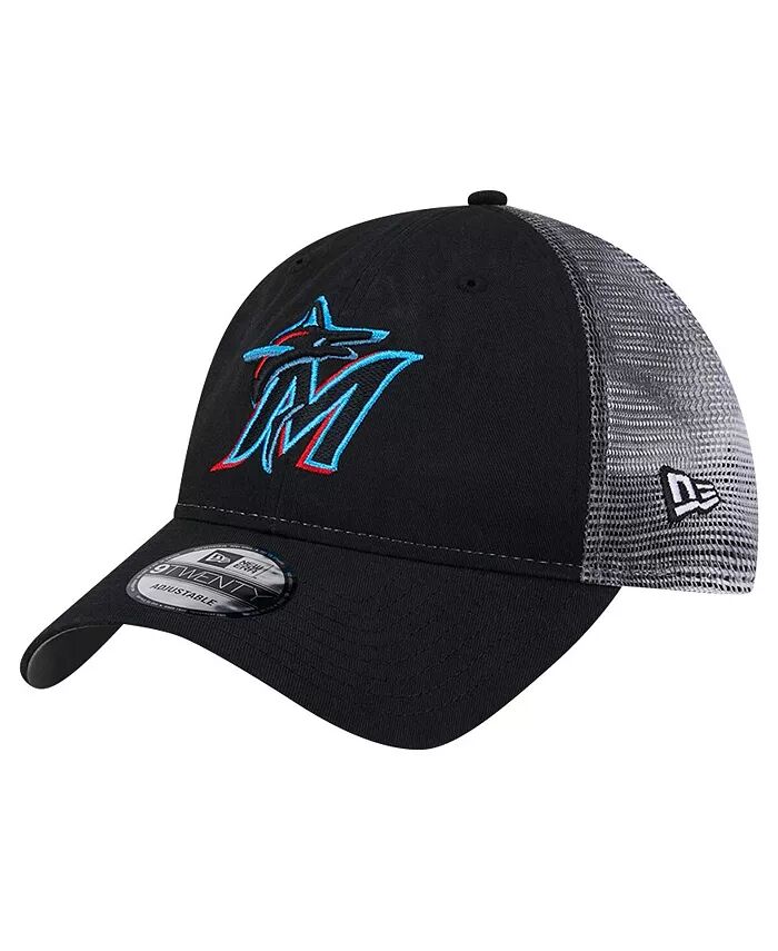 Мужская черная регулируемая кепка Miami Marlins Team Slick Trucker 9TWENTY New Era
Мужская черная регулируемая кепка Miami Marlins Team Slick Trucker 9TWENTY New Era