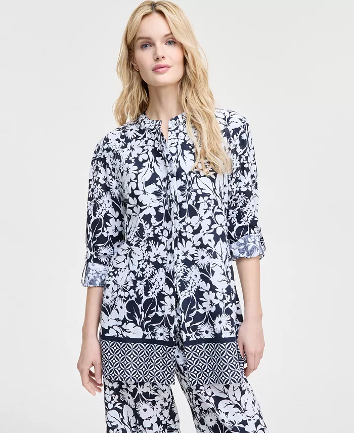 Женская туника с принтом и длинным рукавом Tommy Hilfiger, мультиколор
Женская туника с принтом и длинным рукавом Tommy Hilfiger, мультиколор