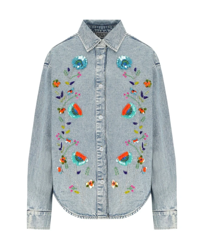 Джинсовая рубашка Icksonville Essentiel Antwerp, синий
Джинсовая рубашка Icksonville Essentiel Antwerp, синий