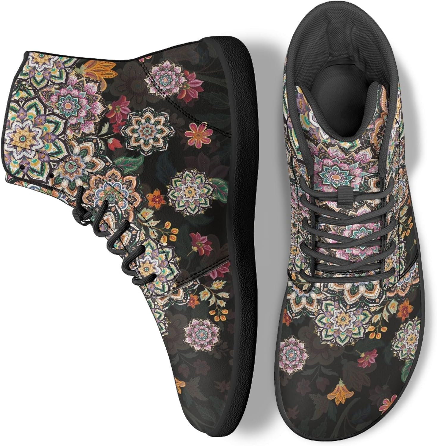 Стильные высокие кроссовки из PU-кожи с принтом для мужчин и женщин, босоногого типа Arleeorkee, Boho Mandala
Стильные высокие кроссовки из PU-кожи с принтом для мужчин и женщин, босоногого типа Arleeorkee, Boho Mandala