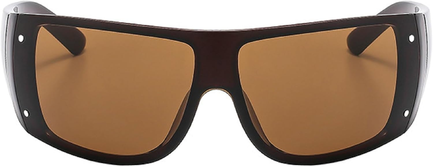 Женские солнцезащитные очки обтекаемой формы, большие цельные солнцезащитные очки, модный стиль для занятий спортом на открытом воздухе, ветрозащитные очки mincl, Brown
Женские солнцезащитные очки обтекаемой формы, большие цельные солнцезащитные очки, модный стиль для занятий спортом на открытом воздухе, ветрозащитные очки mincl, Brown