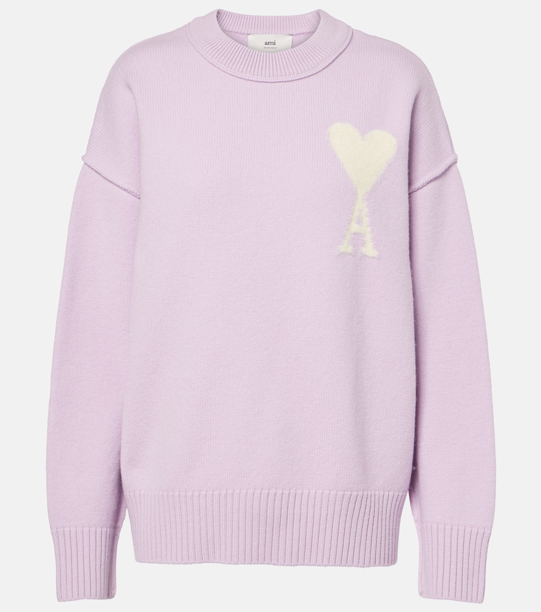 Свитер Ami de Cœur из натуральной шерсти Ami Paris, Lila Ecru
Свитер Ami de Cœur из натуральной шерсти Ami Paris, Lila Ecru