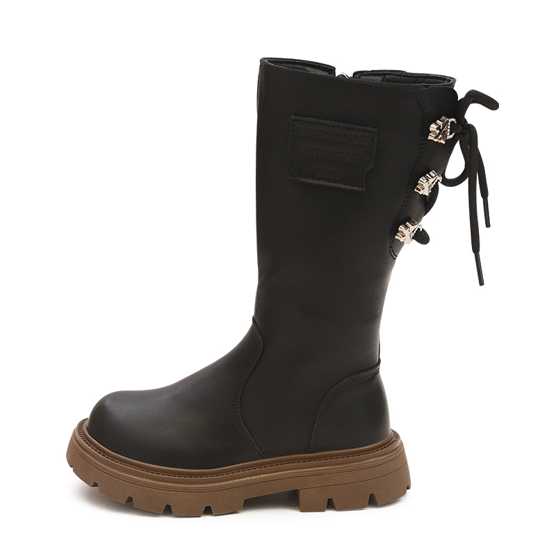 Прочные теплые детские сапоги до колена Budding, черный
Прочные теплые детские сапоги до колена Budding, черный