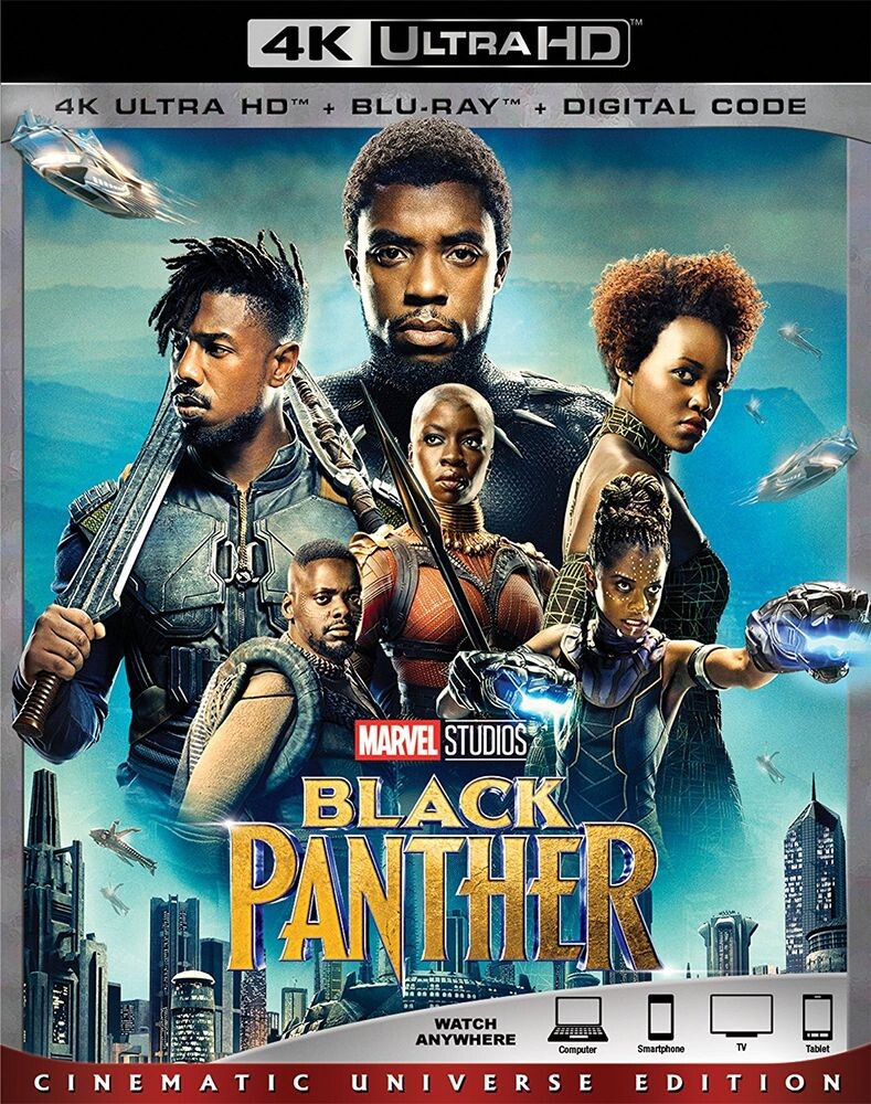 Диск 4K Ultra HD Black Panther
Диск 4K Ultra HD Black Panther