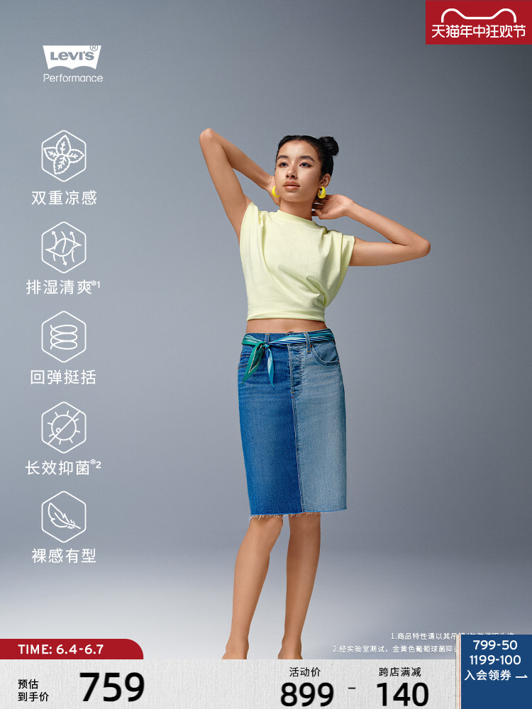 Юбка джинсовая Levi's, синий
Юбка джинсовая Levi's, синий