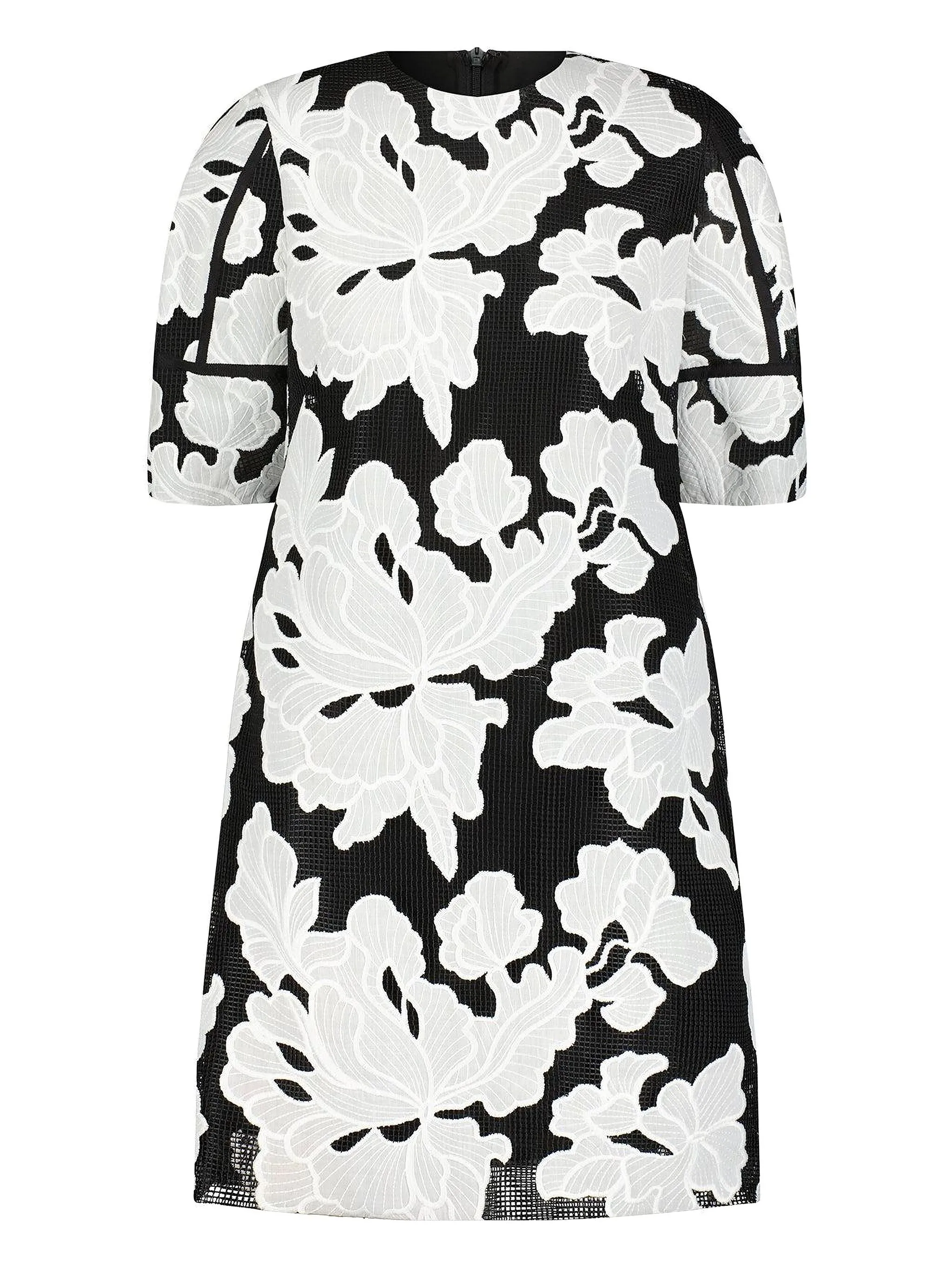 Мини-платье с цветочной вышивкой Lela Rose, белый
Мини-платье с цветочной вышивкой Lela Rose, белый