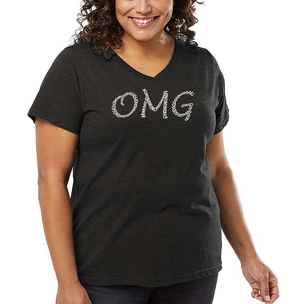 Женская футболка plus size с принтом V-neck - omg La Pop Art, Grey, Серый, Женская футболка plus size с принтом V-neck - omg La Pop Art, Grey
Женская футболка plus size с принтом V-neck - omg La Pop Art, Grey, Серый, Женская футболка plus size с принтом V-neck - omg La Pop Art, Grey