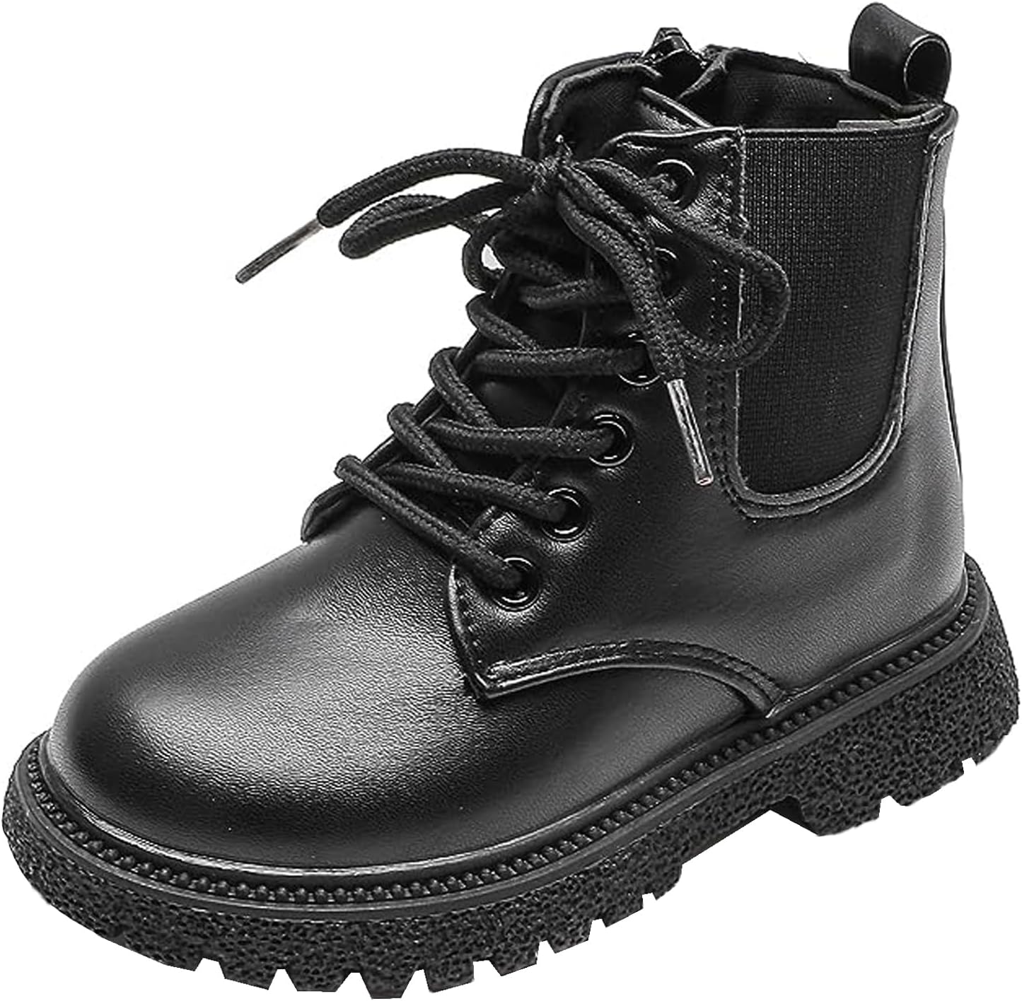 Мальчики Девочки Водонепроницаемые Ботинки на шнуровке с боковой молнией до щиколотки, для улицы, военные, школьные тактические боевые ботинки (для малышей и детей младшего возраста) VINIGIAGIA, Black(B)
Мальчики Девочки Водонепроницаемые Ботинки на шнуровке с боковой молнией до щиколотки, для улицы, военные, школьные тактические боевые ботинки (для малышей и детей младшего возраста) VINIGIAGIA, Black(B)