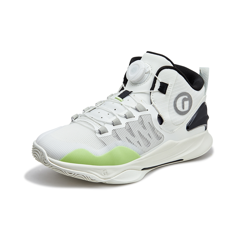 Детские баскетбольные кроссовки среднего размера для подростков GINOBLE, белый/серый 
Детские баскетбольные кроссовки среднего размера для подростков GINOBLE, белый/серый