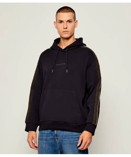 Толстовка Relaxed fit Armani Exchange, синий 
Толстовка Relaxed fit Armani Exchange, синий