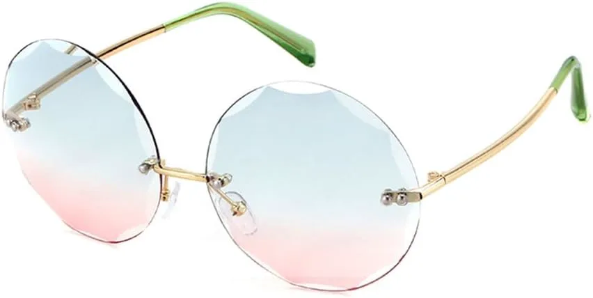 Круглые солнцезащитные очки без оправы для женщин в стиле ретро с металлической оправой и кристальными вставками, прозрачные, большие по размеру VFDHN, C4
Круглые солнцезащитные очки без оправы для женщин в стиле ретро с металлической оправой и кристальными вставками, прозрачные, большие по размеру VFDHN, C4