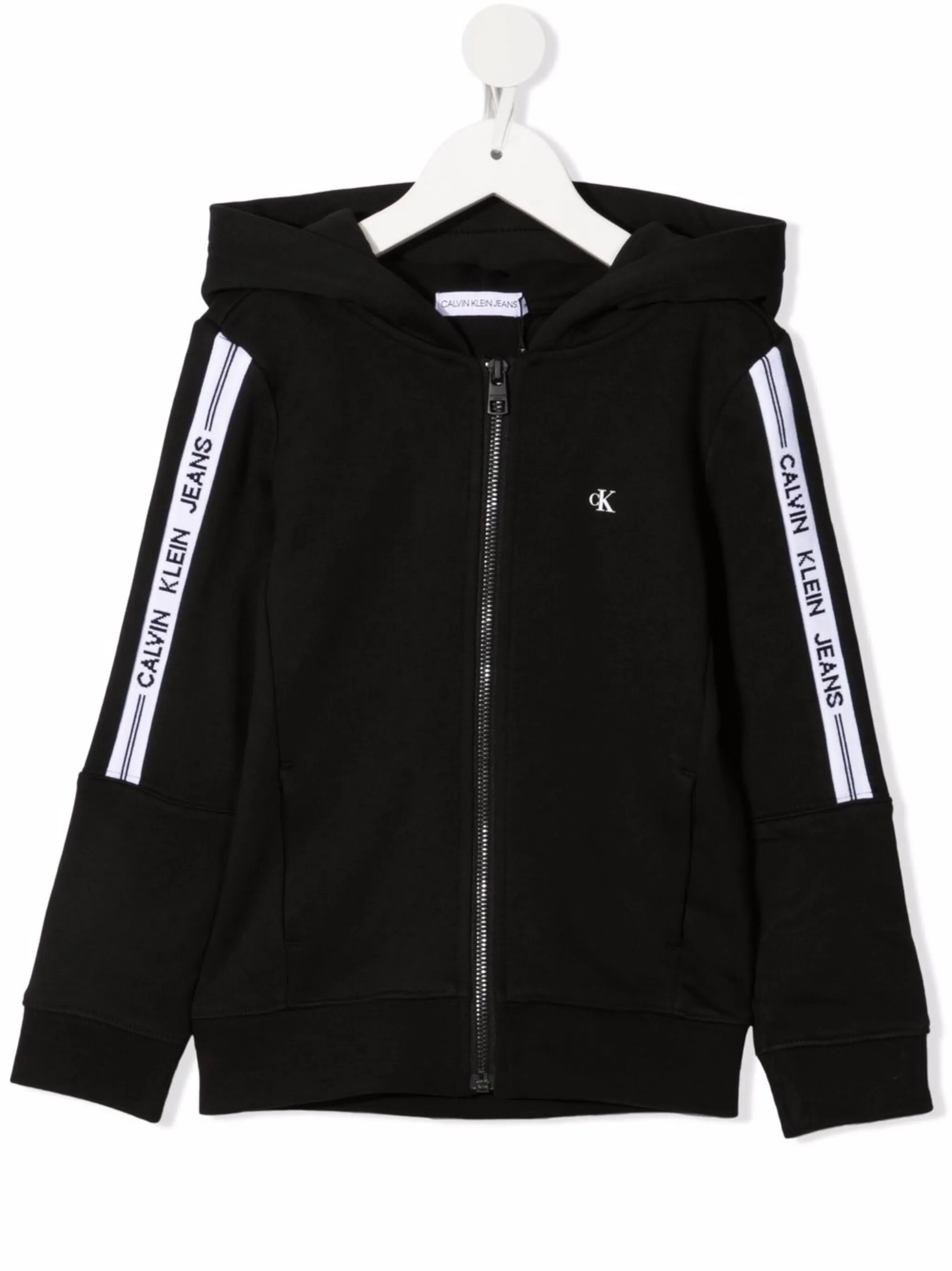 Худи на молнии с логотипом Calvin Klein Kids, черный
Худи на молнии с логотипом Calvin Klein Kids, черный