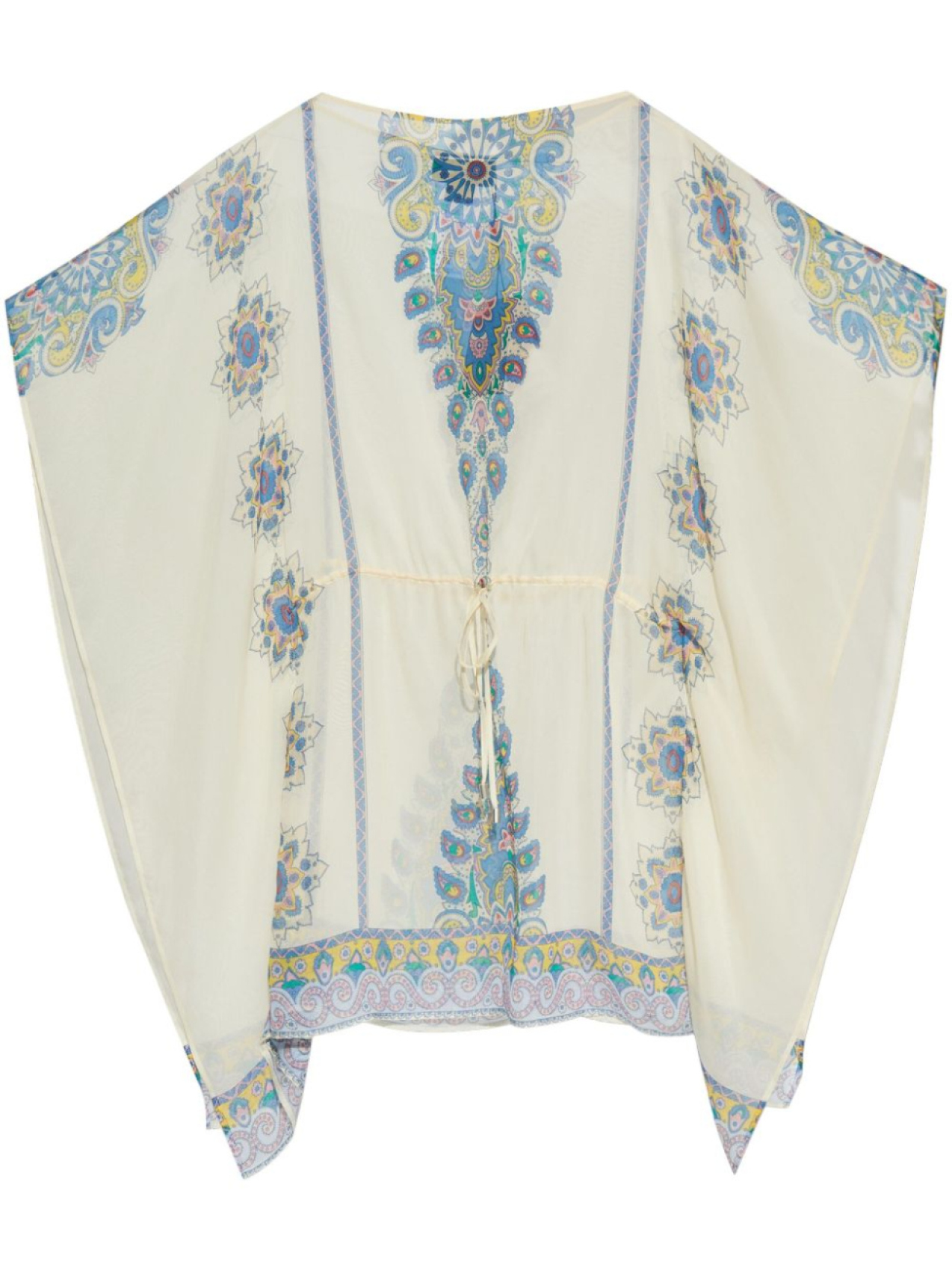 ETRO шелковый кафтан с принтом, нейтральный
ETRO шелковый кафтан с принтом, нейтральный